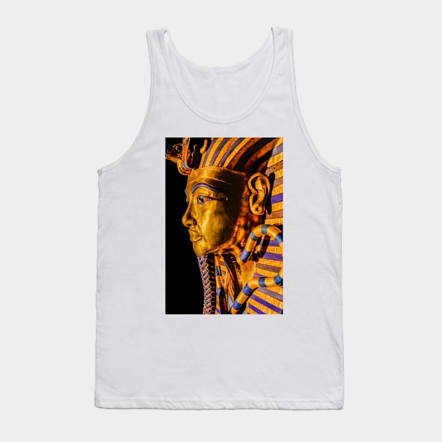 King Tutankhamun funerary mask Tank Top by GrahamPrentice